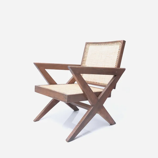 Pierre Jeanneret X-leg Easy Chair