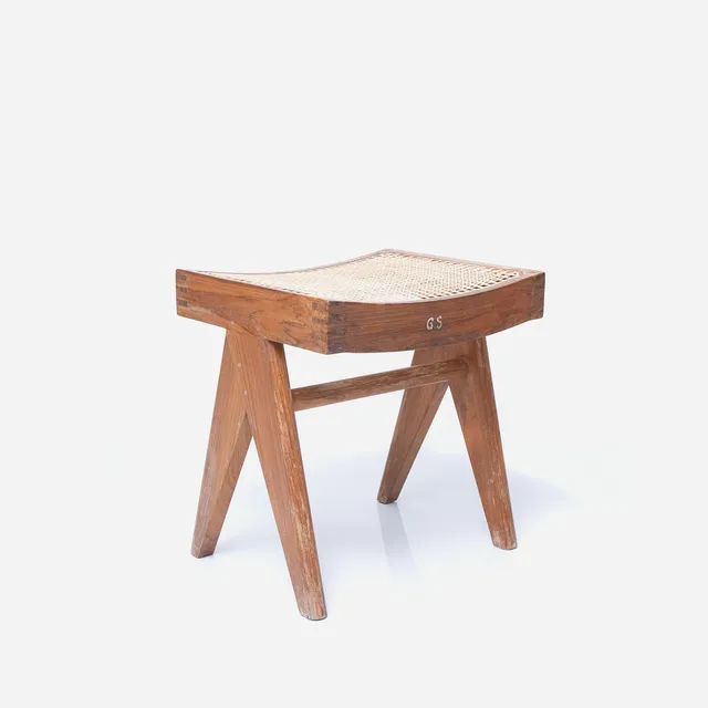 Pierre Jeanneret V-leg Stool