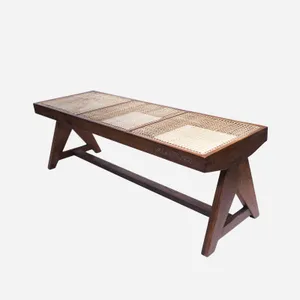 Caned Bench