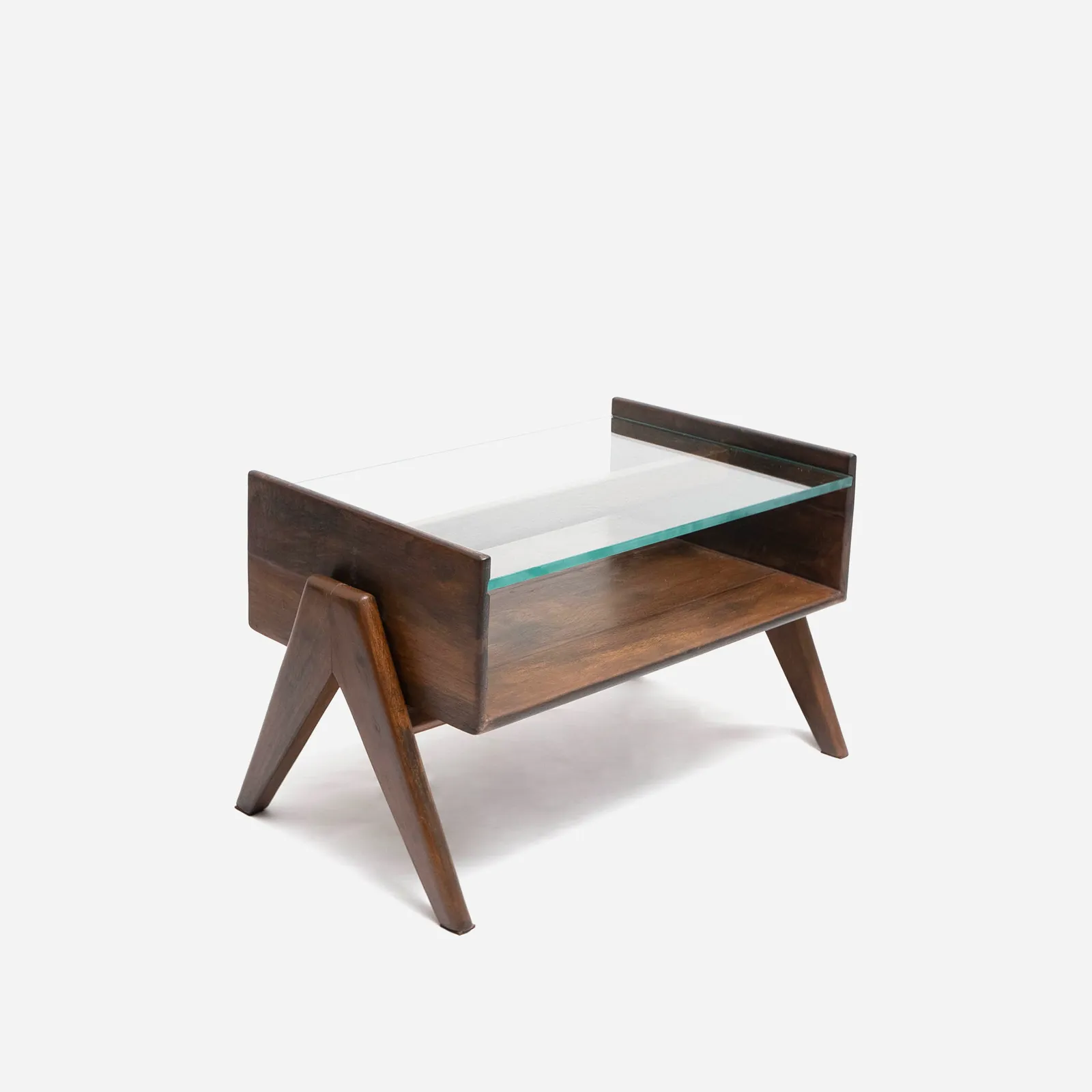 Small Glass Table (Sissoo)