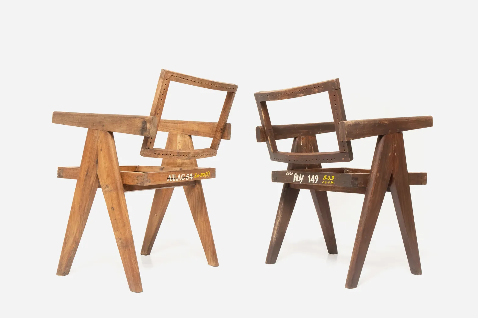 Pierre Jeanneret Floating Back Chair c1955-56