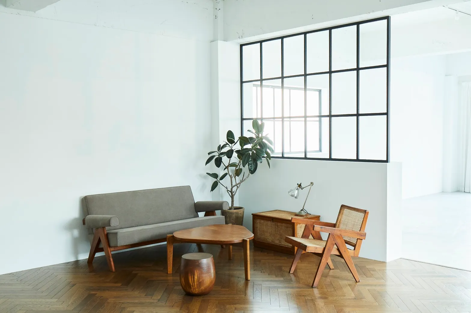 Pierre Jeanneret V-leg Easy Sofa 3Seater c1958-1959