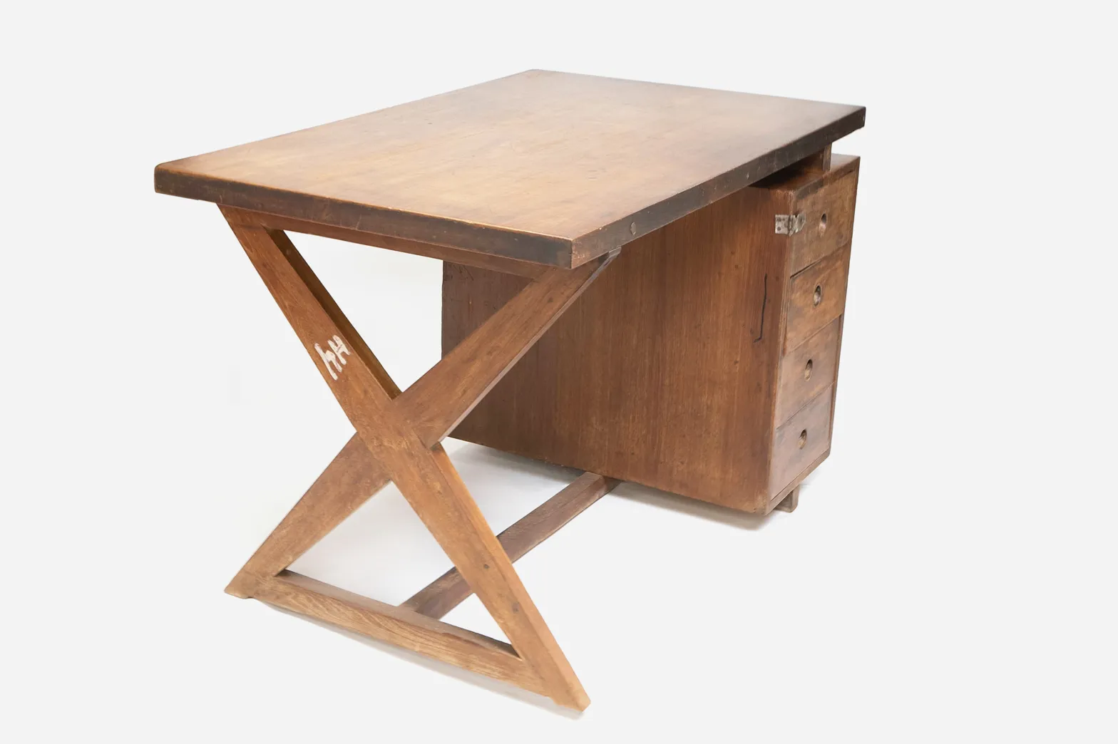 Pierre Jeanneret X-leg Desk c1960